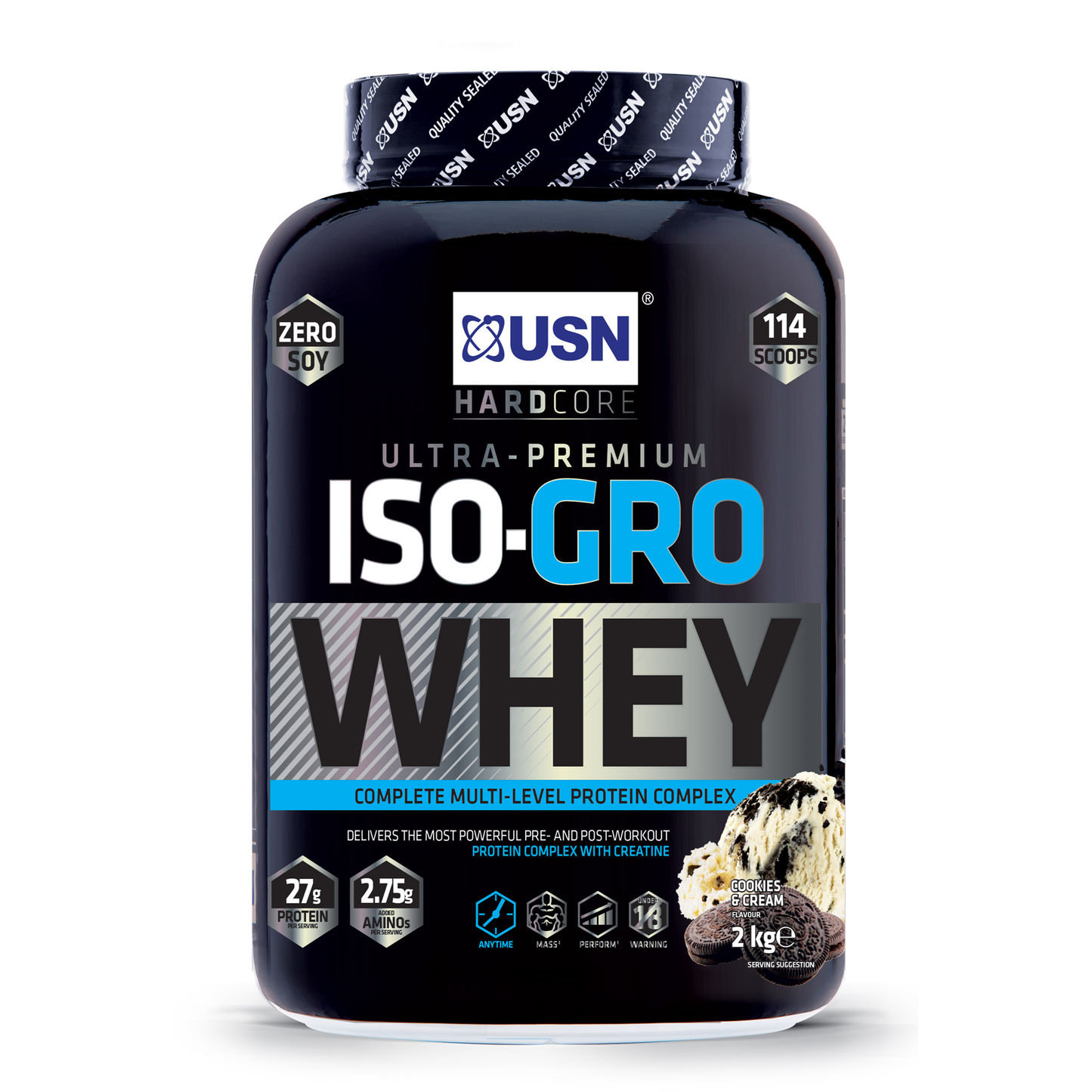 ISO-GRO Whey Isolate Protein Powder