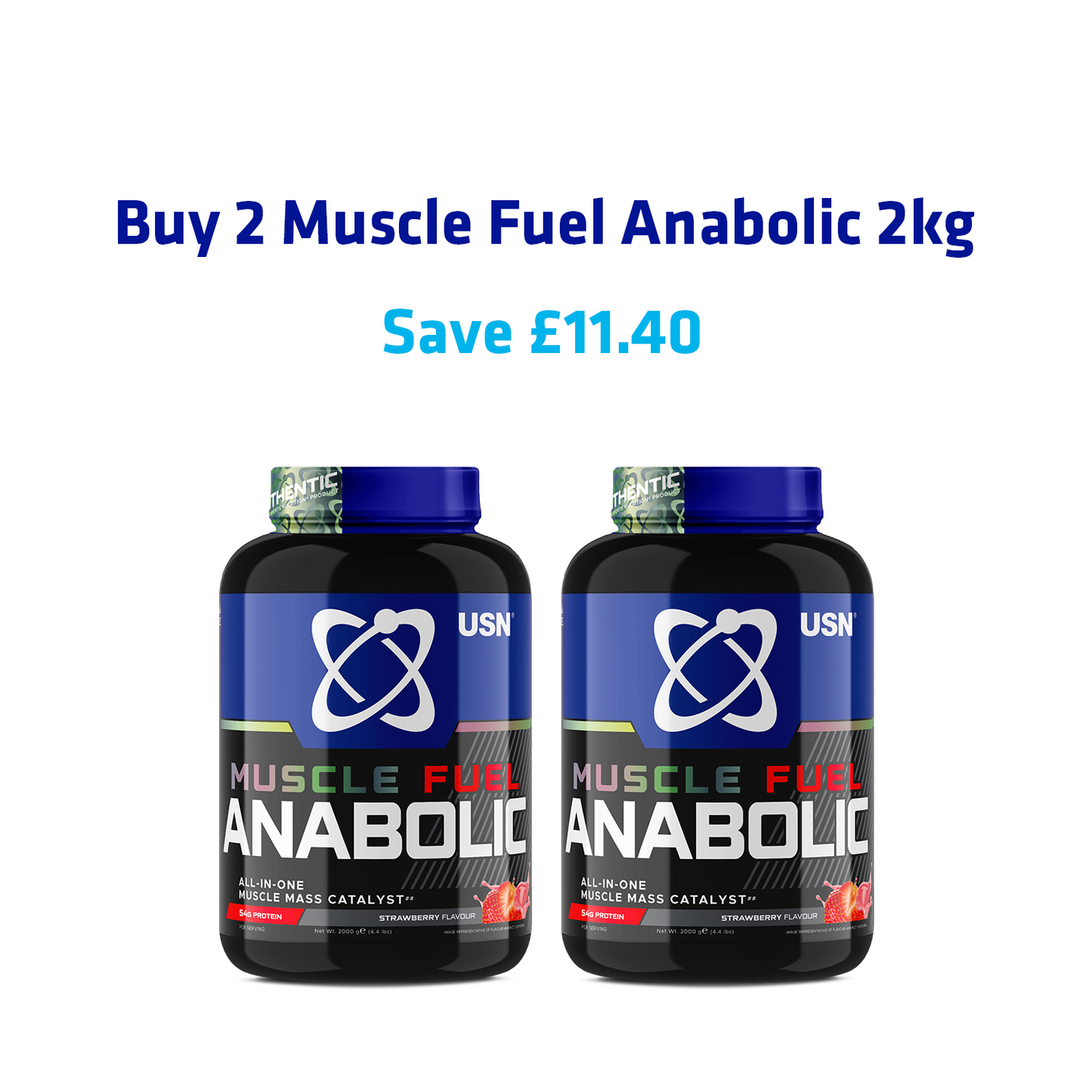 Bundle | Muscle Fuel Anabolic 2kg Double