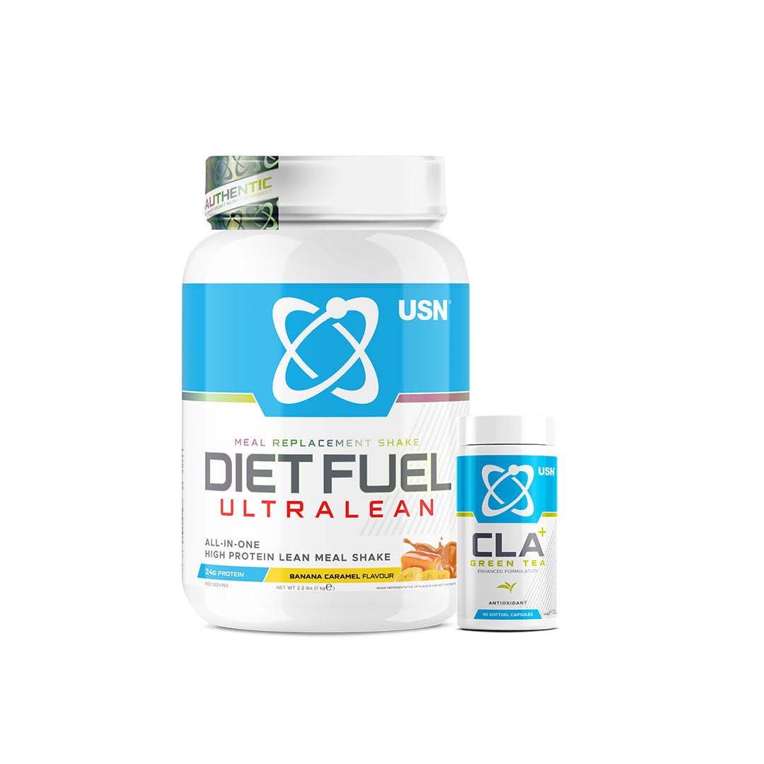 Diet Fuel 2kg Meal Replacement & CLA Green Tea Weight Loss Bundle