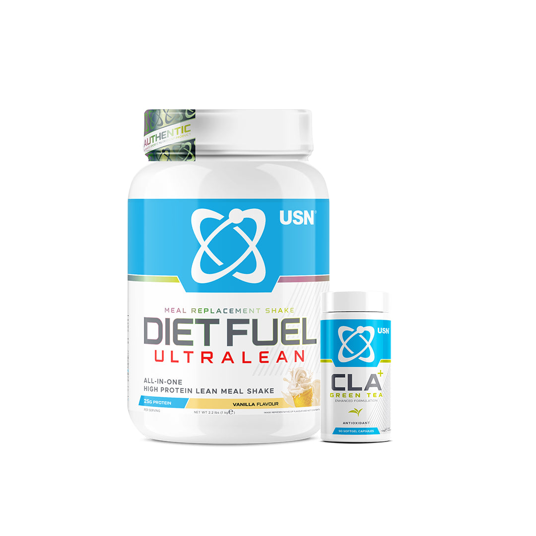 Diet Fuel 2kg Meal Replacement & CLA Green Tea Weight Loss Bundle