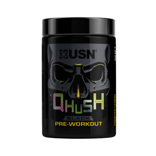 QHUSH Black Pre-workout Powder