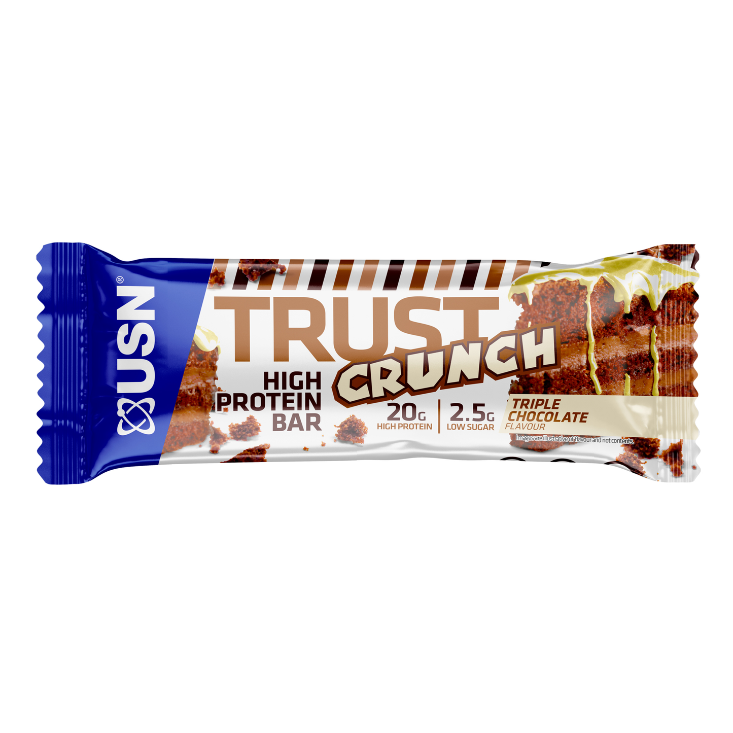 Trust Crunch Bar - Low Calorie High Protein Snack (12 x 60g)