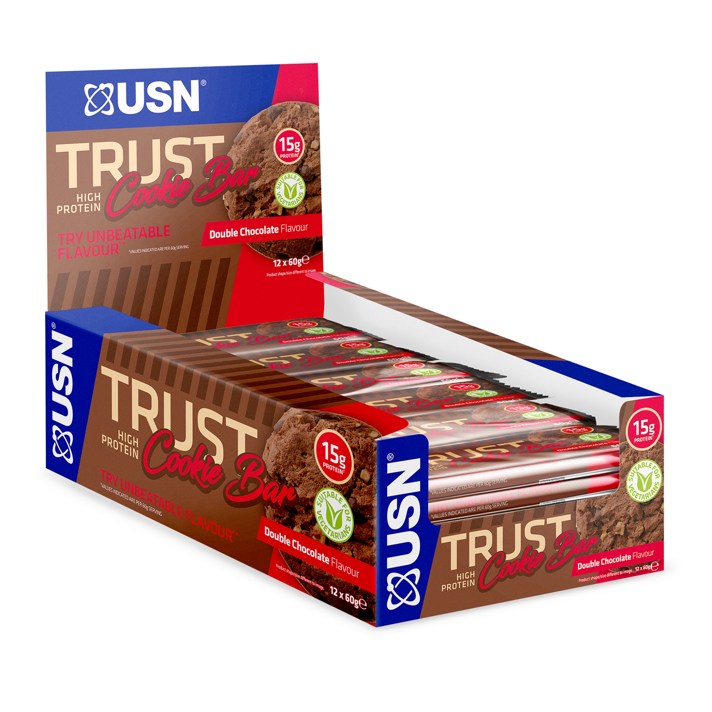 Trust Cookie Bars - High Protein Snack (12 x 60g)