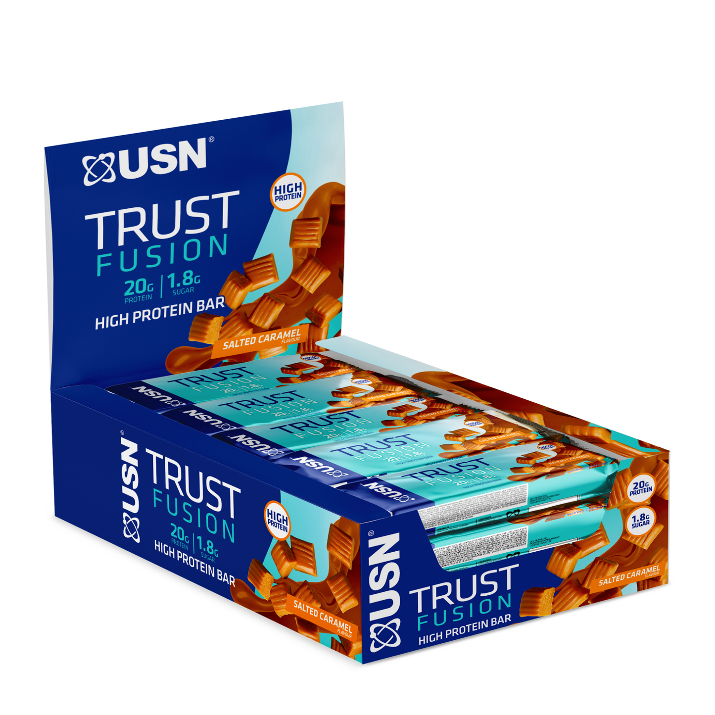 Trust High Protein Fusion Bars (15 x 55g)