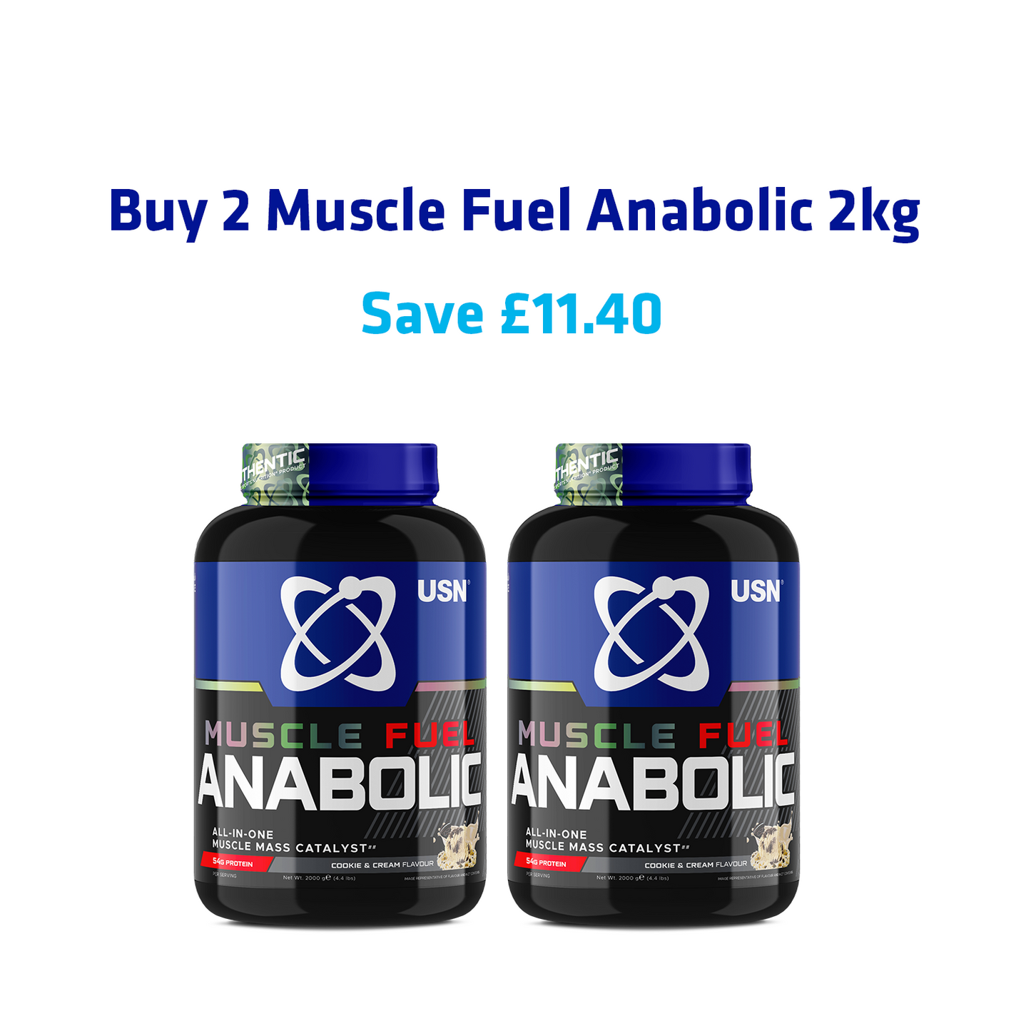 Bundle | Muscle Fuel Anabolic 2kg Double