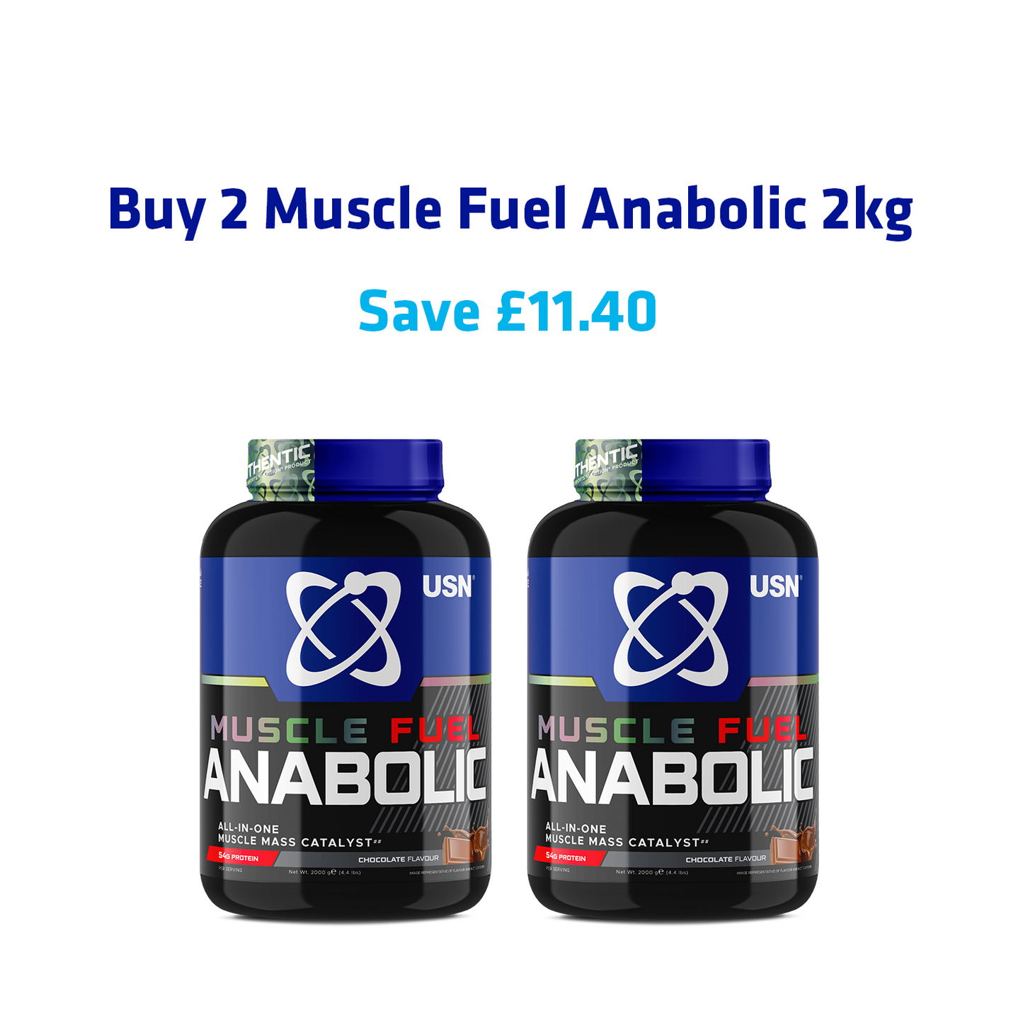 Bundle | Muscle Fuel Anabolic 2kg Double