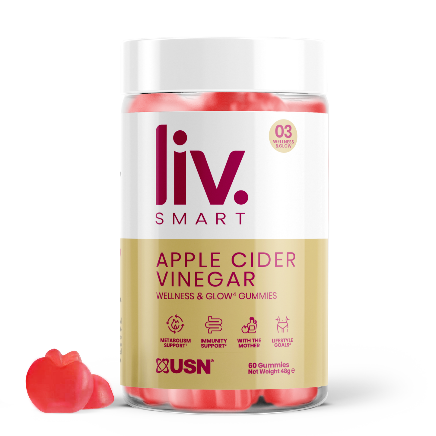 LivSMART Apple Cider Vinegar Gummies