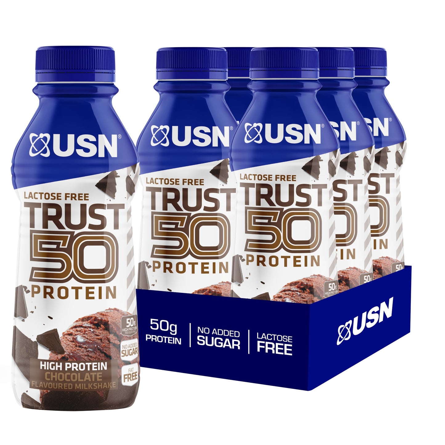 Trust 50 Bottled Protein Shakes (6 x 500ml)