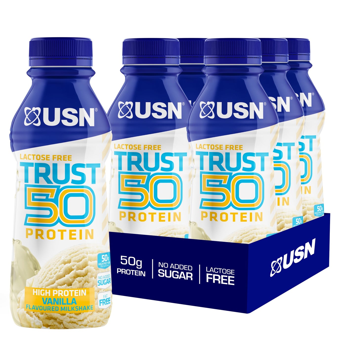 Trust 50 Bottled Protein Shakes (6 x 500ml)